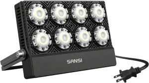 SANSI 50W (350W Equiv.) Outdoor LED Flood Light, 5000LM Bright LED Work Light, 5700K Daylight White IP66 Waterproof Outdoor Lamp Exterior Wall Light for Yard Garage Porch Lawn
