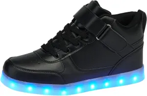 SANYES USB Charging Light Up Shoes Sports LED Shoes Dancing Sneakers