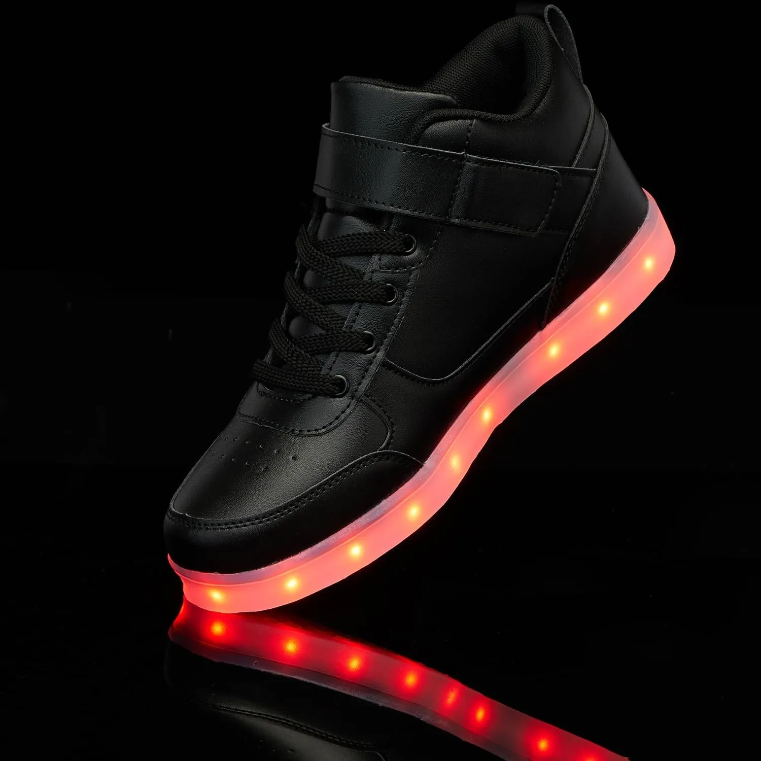 SANYES USB Charging Light Up Shoes Sports LED Shoes Dancing Sneakers