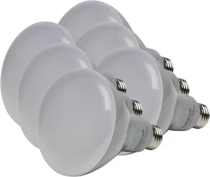 Satco Lighting S9621-9.5 Watt BR30 LED Soft White Light Bulbs -105 Degree Beam Angle - 3000K - Medium Base - 120 Volt - Dimmable - 750 Lumens (6 Pack)