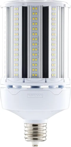 Satco S49396 Corncob LED HID Replacement Light Bulb, EX39 Mogul Extended Base, 100W, 5000K