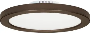 Satco S9885 Contemporary Modern LED Flush Mount in Bronze/Dark Finish, 7.00 inches