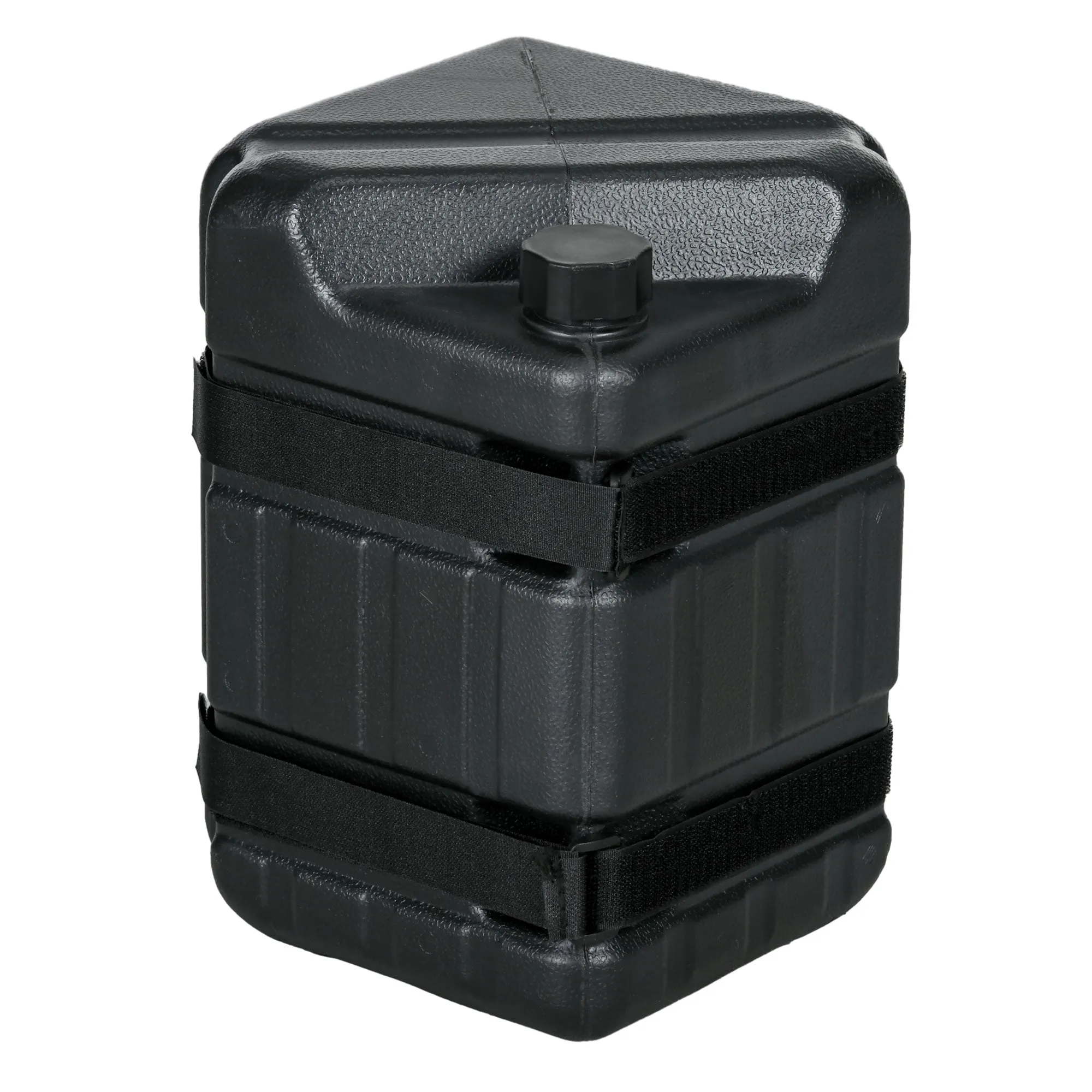 Set of 4 Straight Leg Canopy Weights, HDPE Water or Sand Filled Tent Weights for Pop up Canopy, with Built-in Handles and Secure Straps, 115LBS
