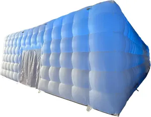Seven-Color LED bar Tent, Inflatable Nightclub Tent, Inflatable Disco Tent, Inflatable Portable air Cube Tent, Suitable for Nightclub Activities, exhibitions, Weddings, Extra Large 20m (65ft) Long