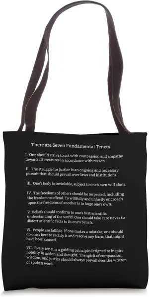 Seven Fundamental Tenets Tote Bag