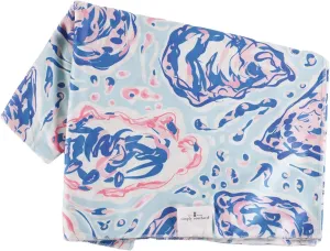 Simply Southern Oyster 40" x 72" Quick Dry Beach Towel in Drawstring Bag