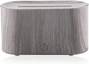 Smart USB Flame Aroma Diffuser & Humidifier - 7-Color LED Essential Oil Diffuser with 500ml Tank, Quiet Ultrasonic for Home/Office