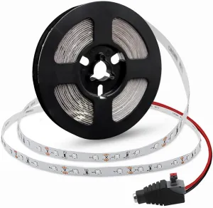 SMD3528-120-IR Infrared (850nm) LED Light Strip 12V Single Chip Flexible LED Strips 60LEDs 4.8w/m 6.5ft/Reel 8mm-Wide Non-Waterproof Infrared LED Light Supplement