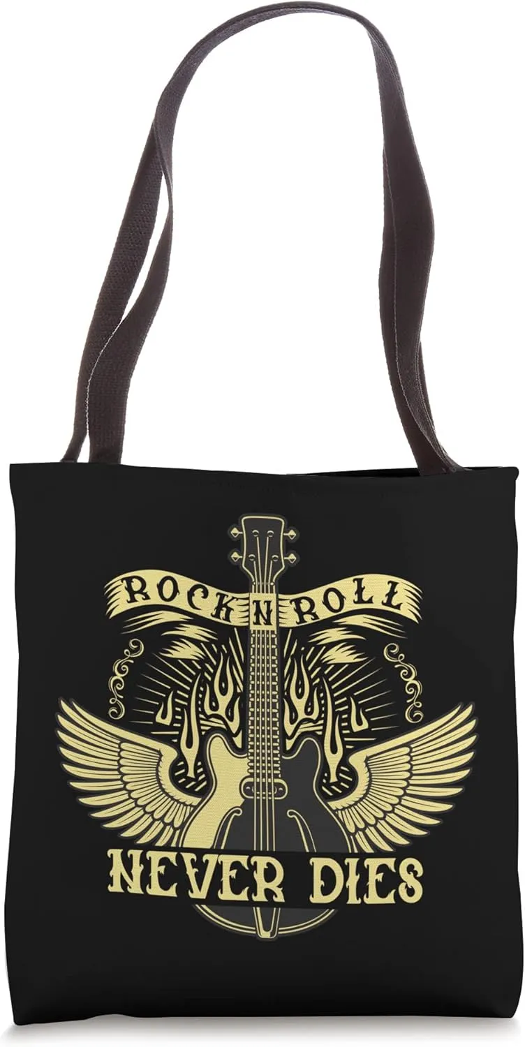 Sock hop costume greaser Babe - Rock N Roll Never Dies Tote Bag