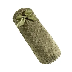 Sonoma Lavender Eucalyptus Bolster Roll, Microwaveable, Hot/Cold Neck Pillow, Soothing and Relaxing Pain Relief for Neck, Low Back or Behind The Knees, Removable/Washable Cover, (Green Dot)