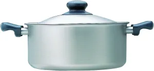 Sori Yanagi Two-Handed Pot, Can be Used in Combination with Punching, 9.1 inches (23 cm), Tsubamesanjo Stainless Steel, 8.7 inches (22 cm), Dishwasher Safe, 18-8 Stainless Steel