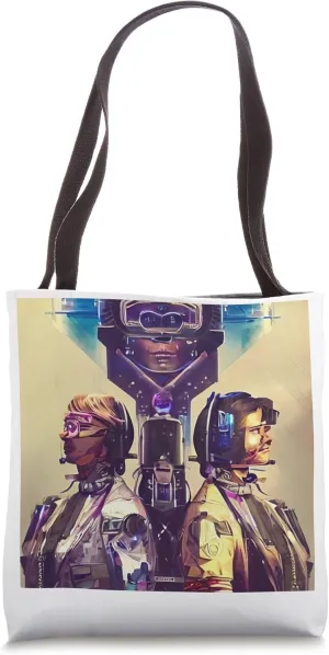 Space Station Interstellar Travel Tote Bag