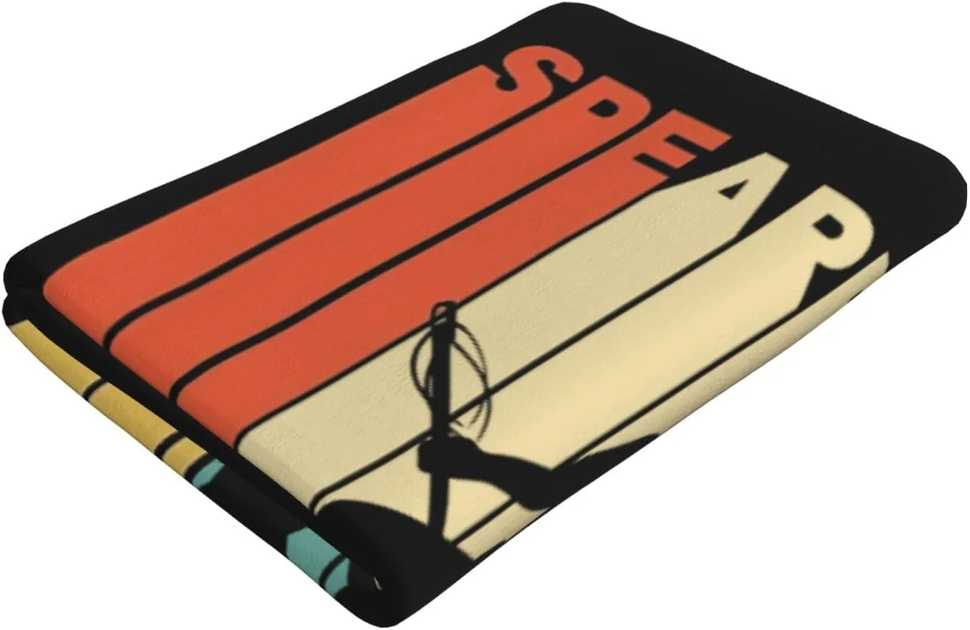 Spearfishing Beach Towel 27.5x55 Inches - Ultra Soft Quick Dry Sand Towel, Lightweight Large Bath Towel for Pool, Summer, Travel