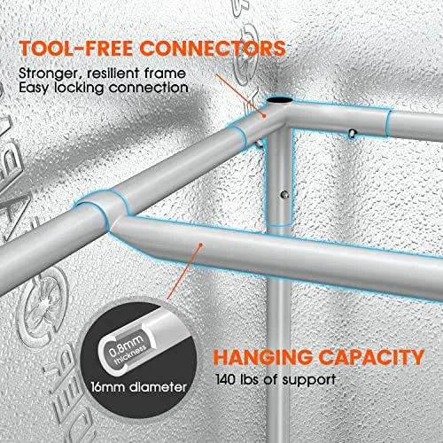 Spider Farmer Grow Tent Kit Complete 3x3x5 SF-1000 Dimmable Samsung Diodes, Grow Tent Complete System 2.3x2.3ft Grow Tent Set 27"x27"x62" with 4 Inch Inline Fan with Temperature Humidity Controller