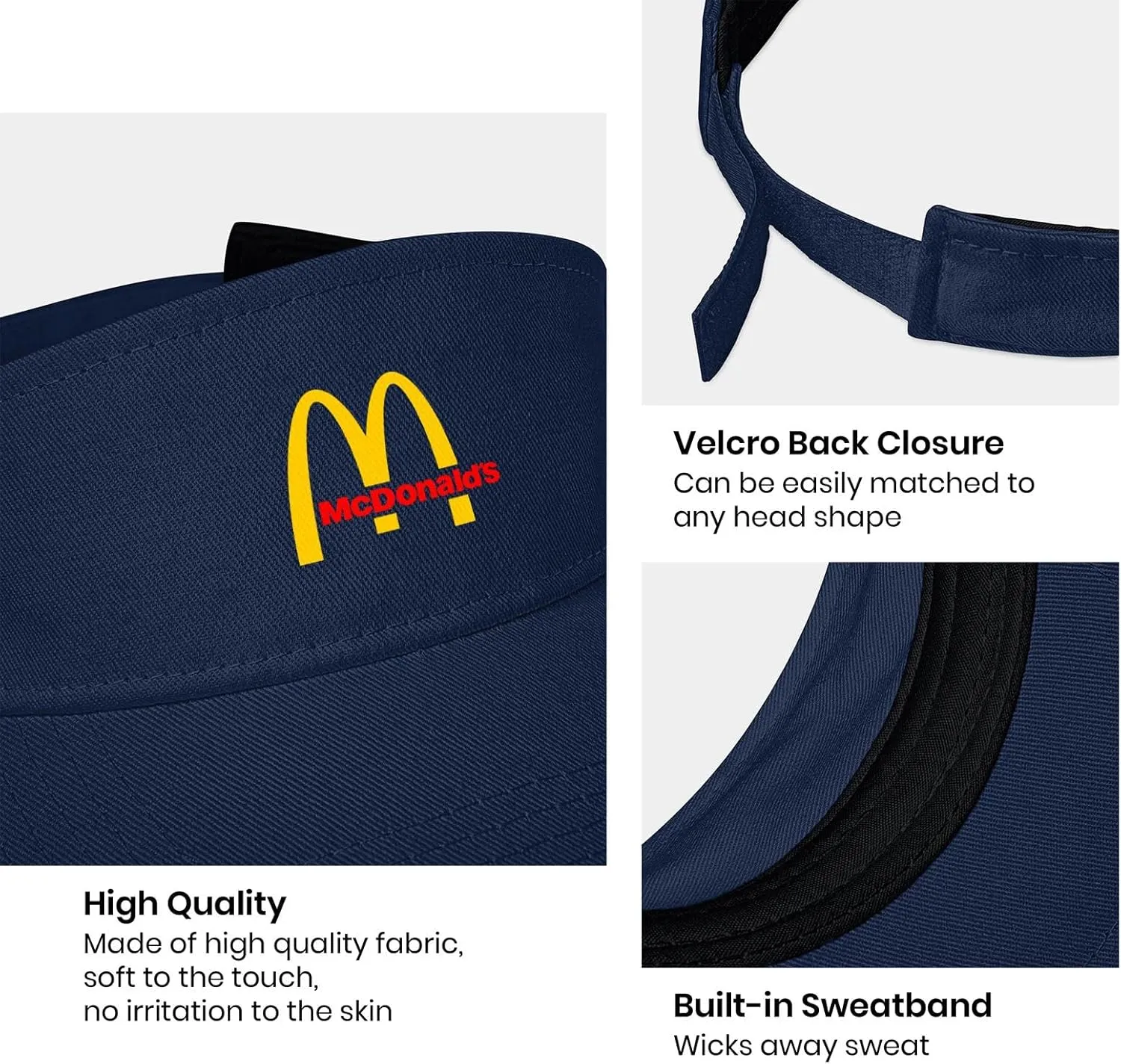 Sport Sun Visor Hats for Men Women Unisex Adjustable Empty Top Baseball Sun Cap Ball Caps