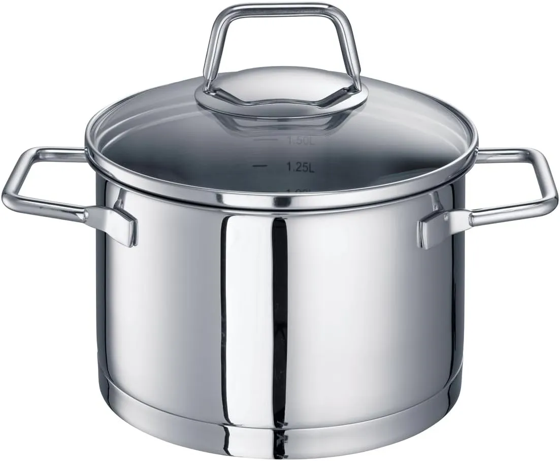 Stainless Steel Casserole Size: 16cm