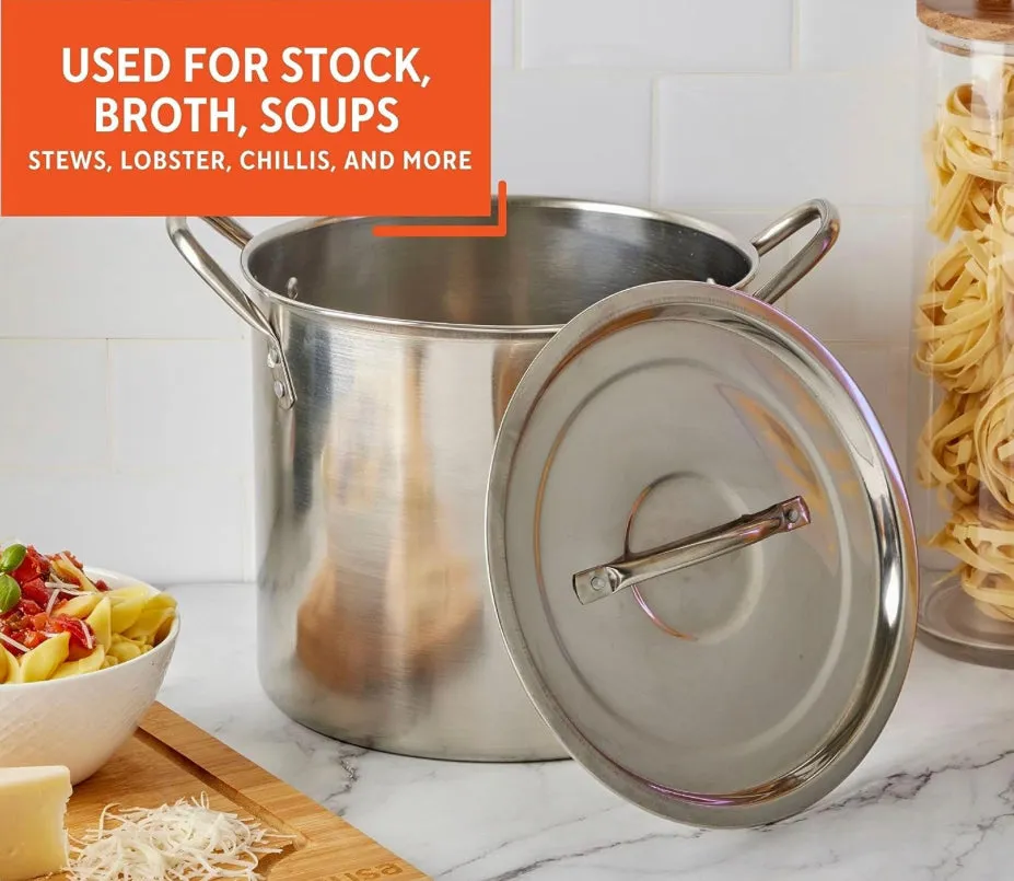 Stainless Steel Stock Pot 16 Quart