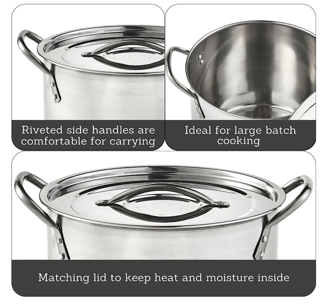 Stainless Steel Stock Pot 16 Quart