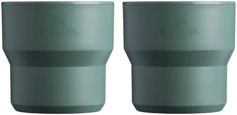 Stanley Wildfare Go 4-Piece Stainless Steel Two Cup Cook Set | 32 oz Pot and Lid with Fold & Lock Handle | 2 Stacking Cups | Camping Essentials for Your Camp Kitchen | BPA-Free | Shale   Charcoal