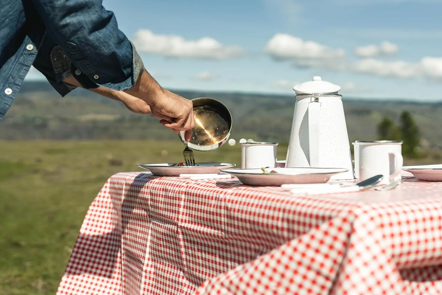 Stansport Enamel Coffee Pot