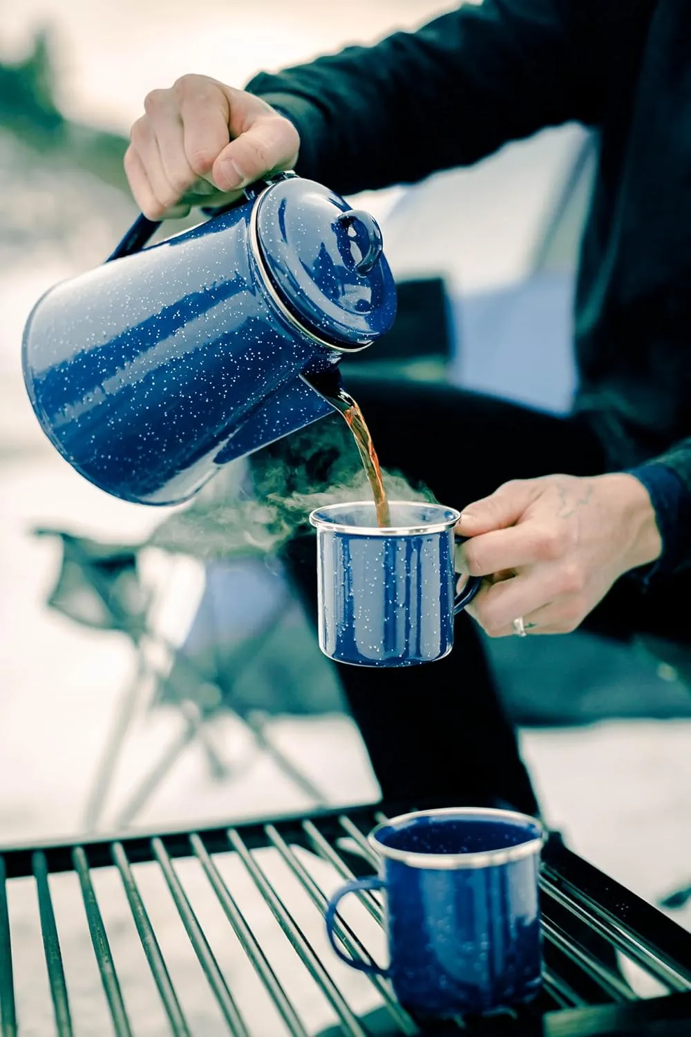 Stansport Enamel Coffee Pot