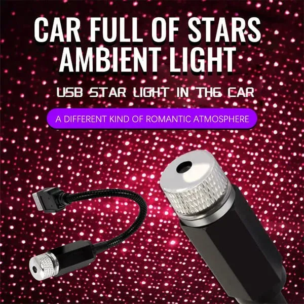 Star Lamp USB Car Ceiling Light