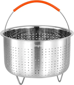 Steamer Basket for Instant Pot, Vegetable Steamer Basket Stainless Steel Steamer Basket Insert for Pots (8qt)