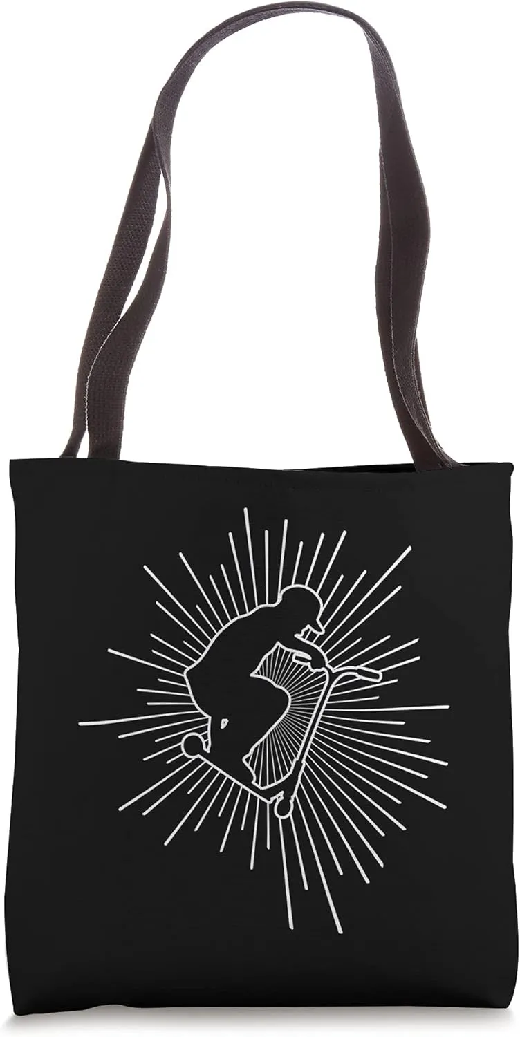 Stunt scooter design for skaters and boys Tote Bag