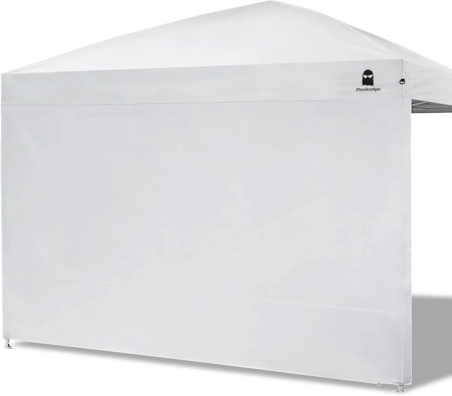 Sunshade Sidewall for 10x10 Pop Up Canopy Tent - Straight Leg, Instant Waterproof Canopy Sidewalls, 1 Pack Canopy Side Wall Only (Spliceable, White)