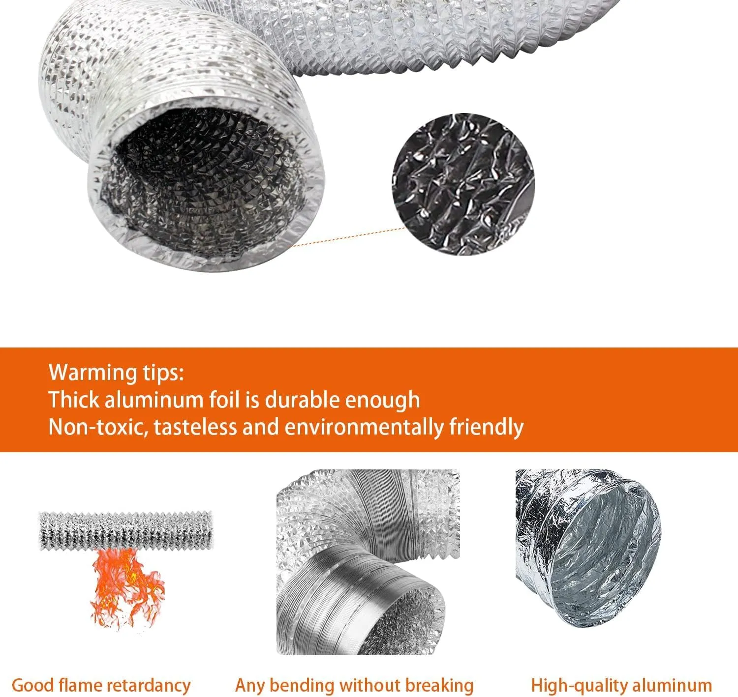 SunStream 6" Grow Tent Ventilation Kit, 440 CFM Inline Fan, Carbon Filter, 25ft Ducting Ventilation System for 2x2/3x3 Grow Tents Indoor Gardening, Hydroponics