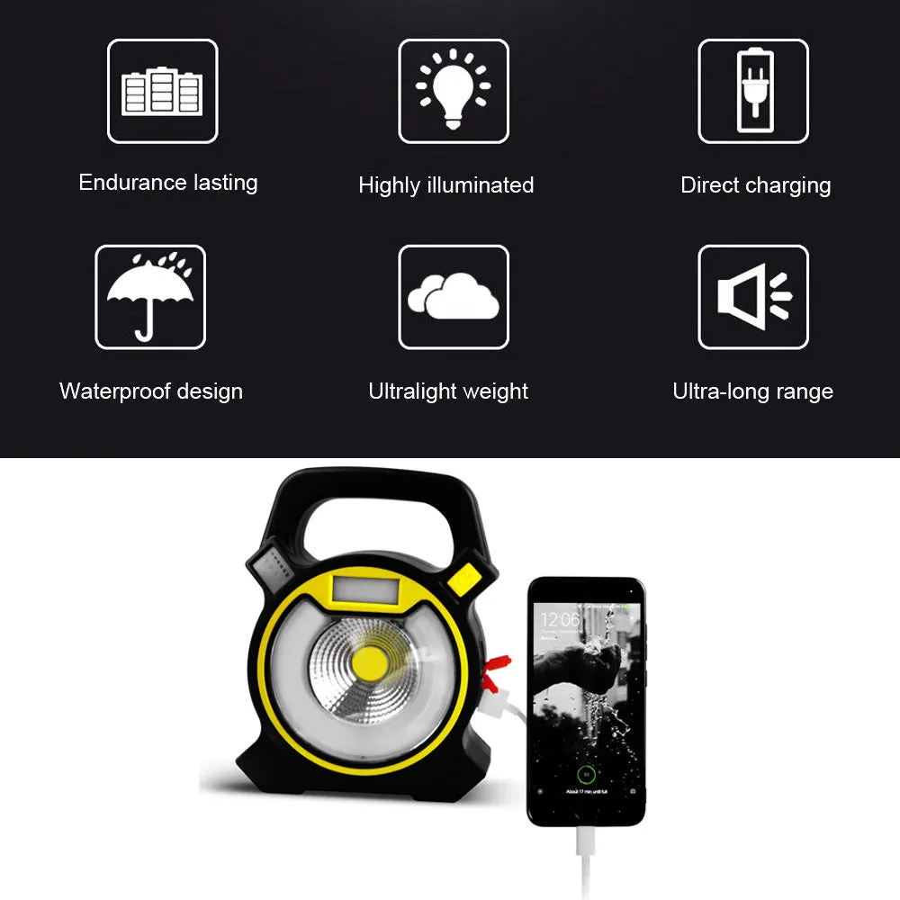 Super Bright Rechargeable Work Camping Lights Lamp