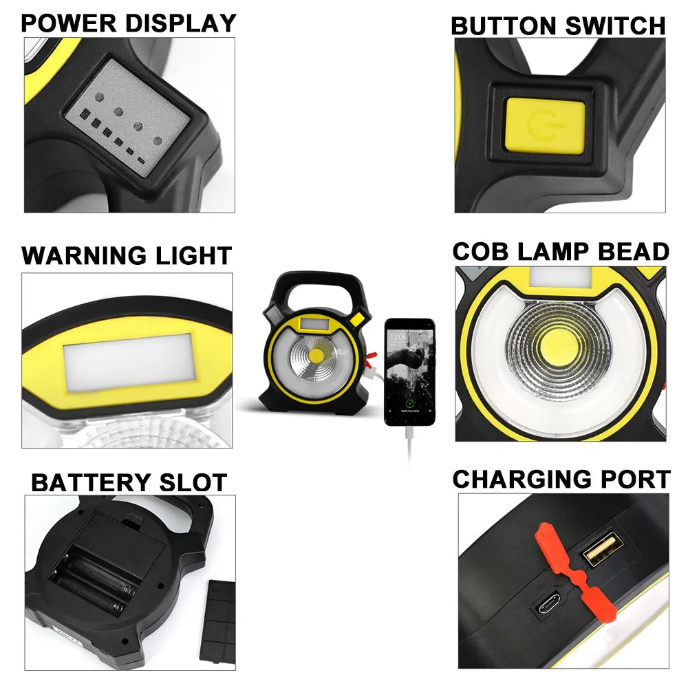 Super Bright Rechargeable Work Camping Lights Lamp