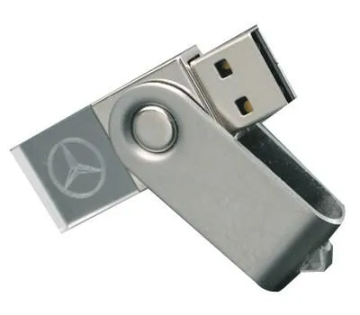 Swivel Crystal USB Drive with LED Light