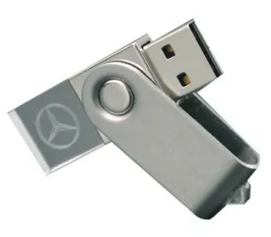 Swivel Crystal USB Drive with LED Light