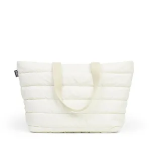 Take It Base | Puffer Tote Bag Ecru