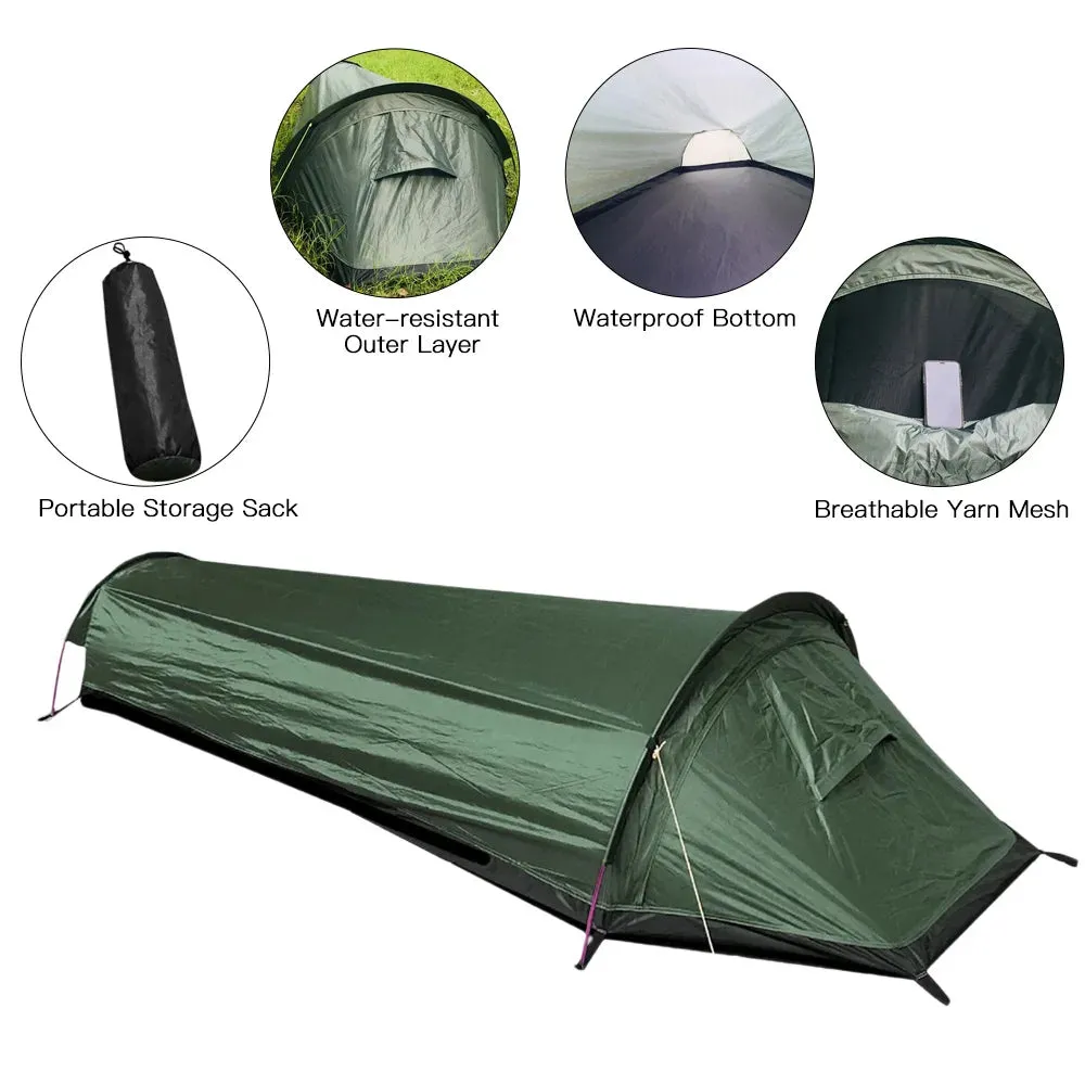 Tent Single Backpacking Waterproof Person Bag Low-price guarantee Hiking Tent Sleeping Tent Camping Lightweight Outdoor Priority access