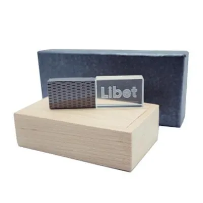 Textured Crystal USB Memory Drive with LED Light