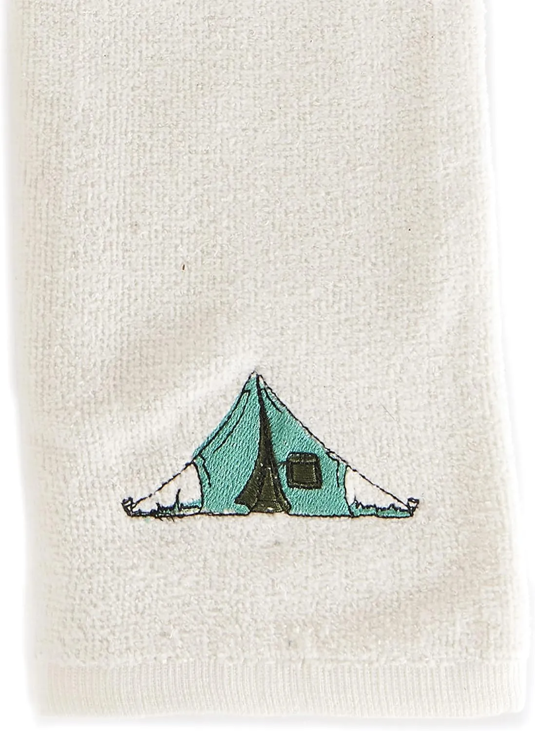 The Lakeside Collection Camp Site Icons Bathroom or Kitchen Hand Towels - Set of 2