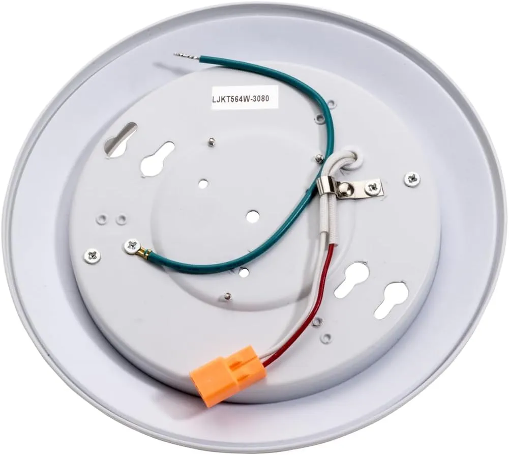 Topaz 6" LED Surface Mount Disk Light, 15W, Dimmable, White, 3000K