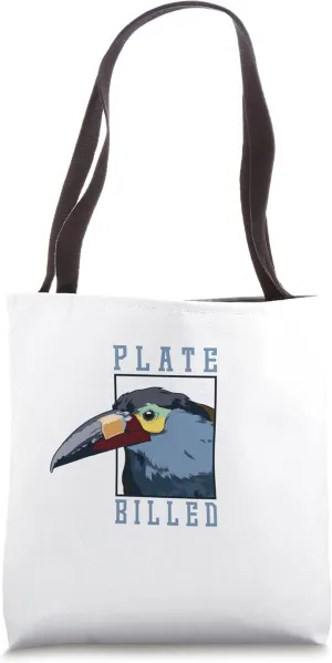 Toucan Bird with Plate Beak Tote Bag