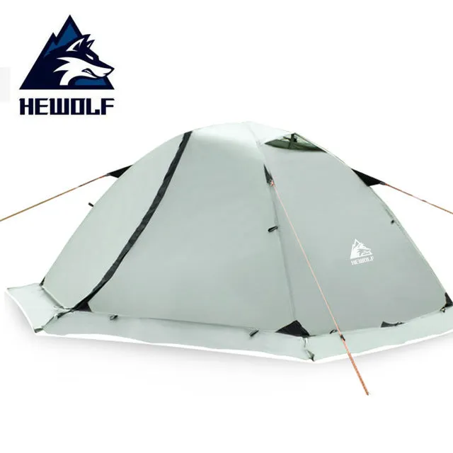 Tourist Exclusive Recreation Person Local delivery Hiking Waterproof For Fishing Hewolf Layer Camping  Tents 2 Beach Seasons Tents Double 4 Outdoor
