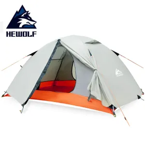 Tourist Exclusive Recreation Person Local delivery Hiking Waterproof For Fishing Hewolf Layer Camping  Tents 2 Beach Seasons Tents Double 4 Outdoor