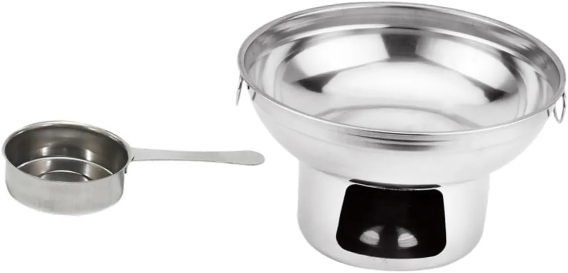TOYANDONA Stainless Steel Furnace Pot Home with Removable Bowl for Kitchen Use Heating Stove Stand Included Ideal for Hot Meals