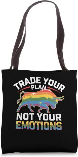 Trade Your Plan Stock Market Day Trader Investor Tote Bag