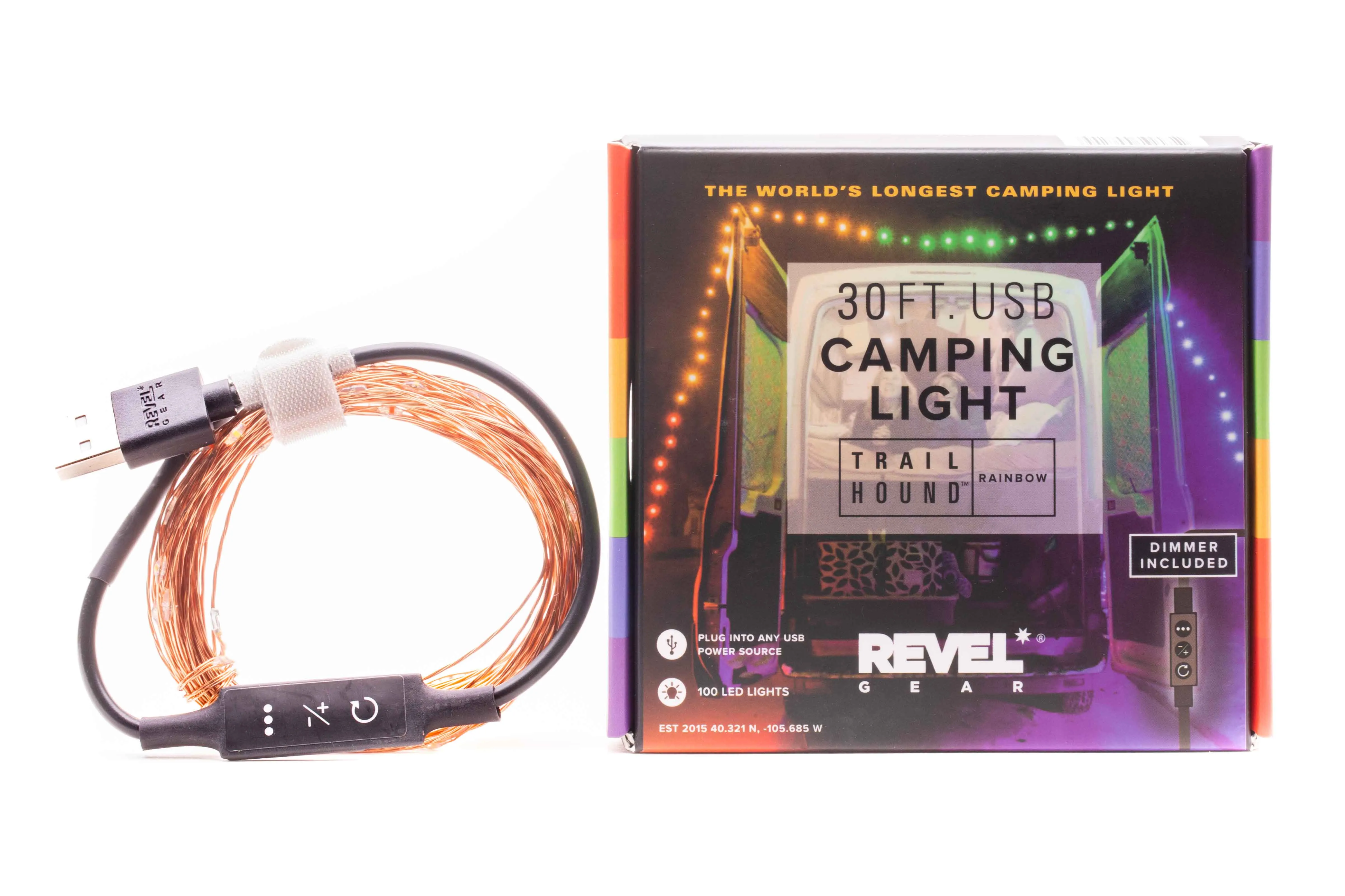 Trail Hound™ 30ft. 100 LED Dimmable USB Camping Light