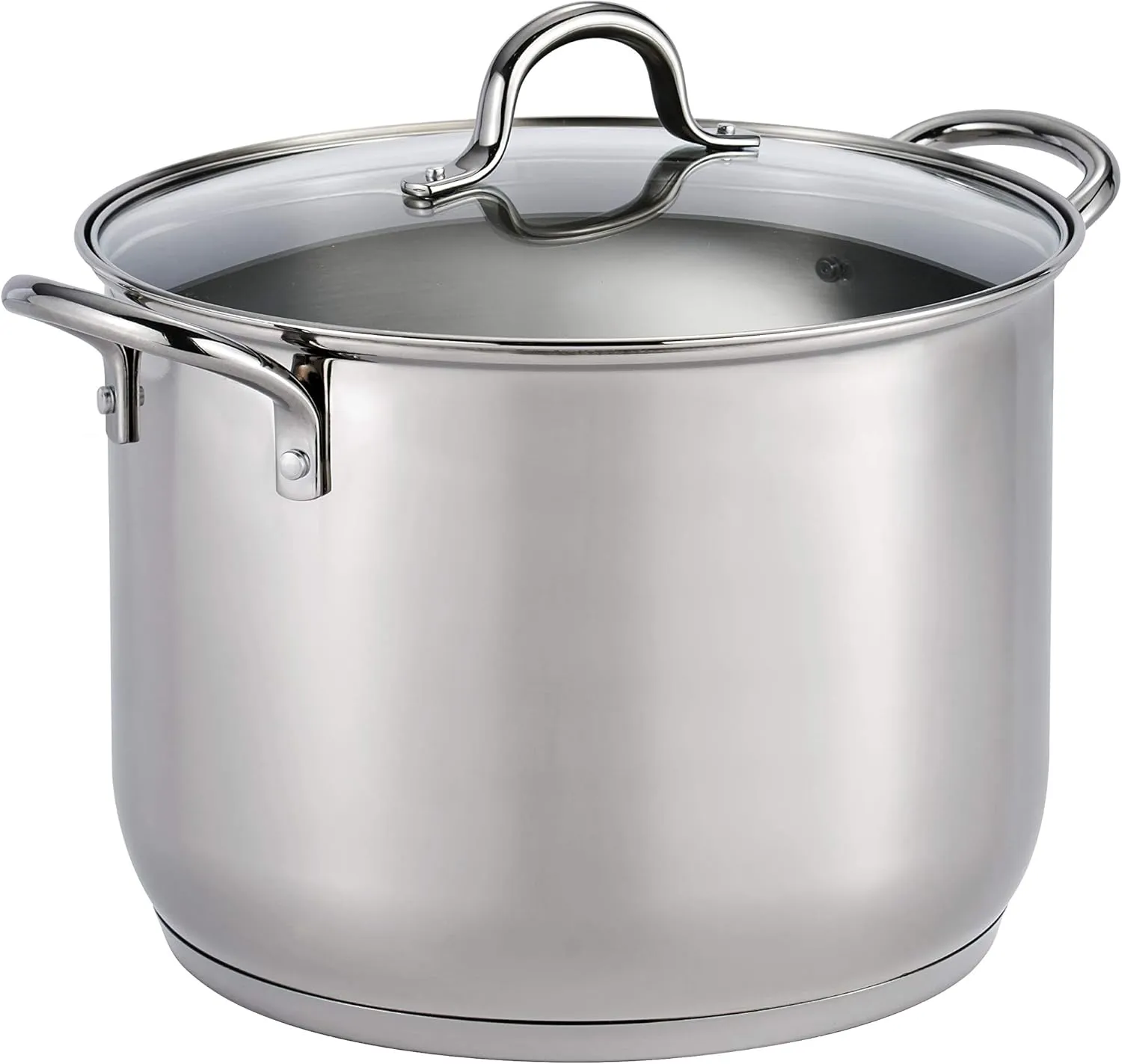 Tramontina Covered Stock Pot Stainless Steel 16 Qt, 80104/120DS