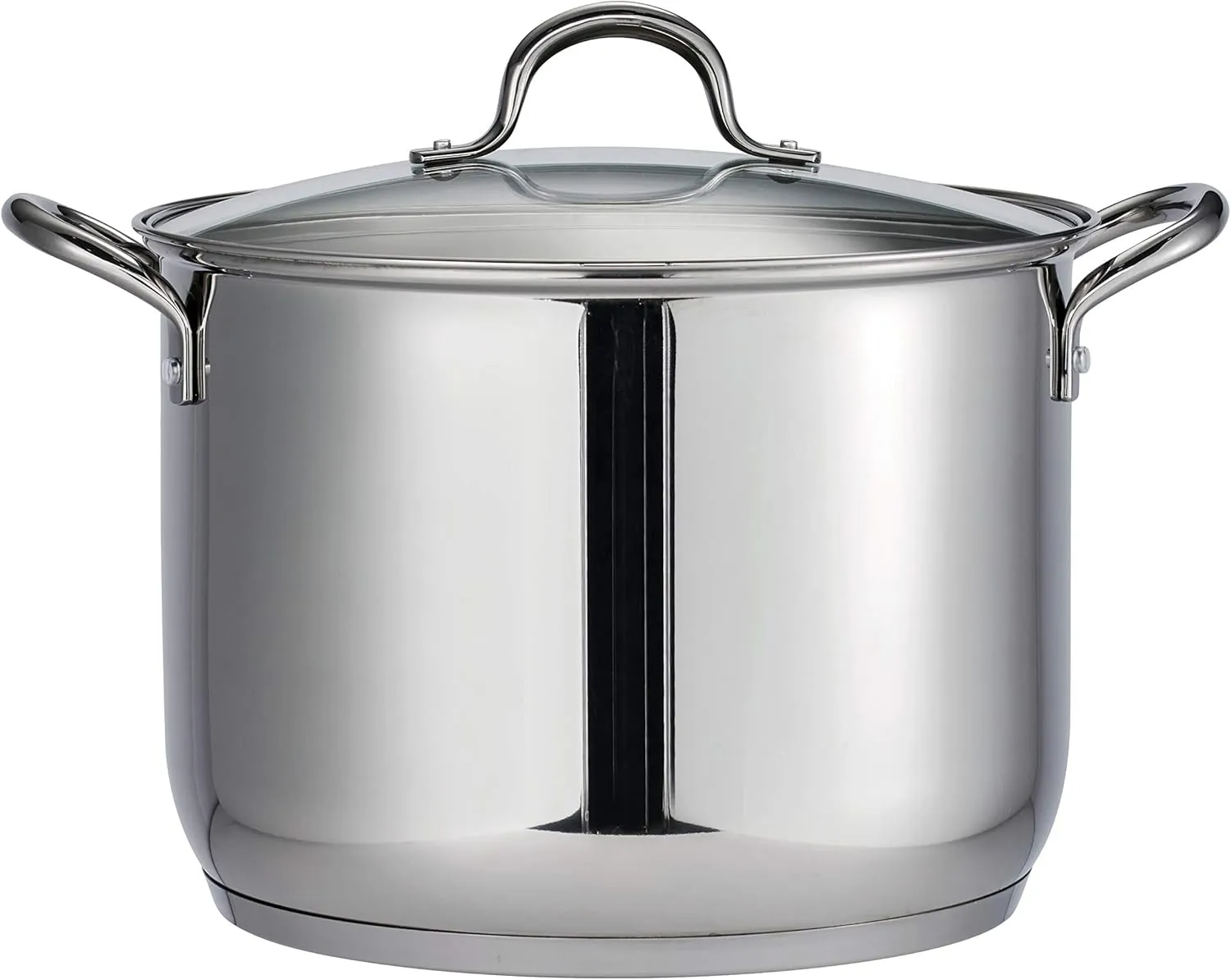 Tramontina Covered Stock Pot Stainless Steel 16 Qt, 80104/120DS