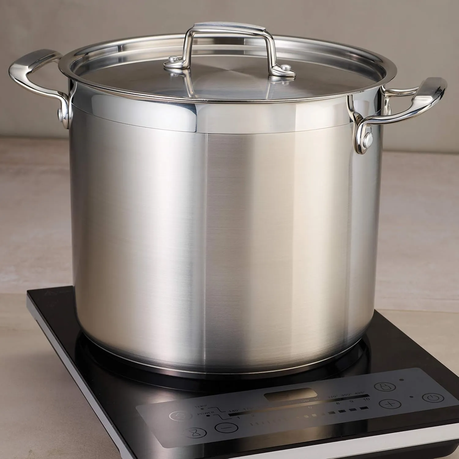 Tramontina Stock Pot, 12-Quart, stainless steel
