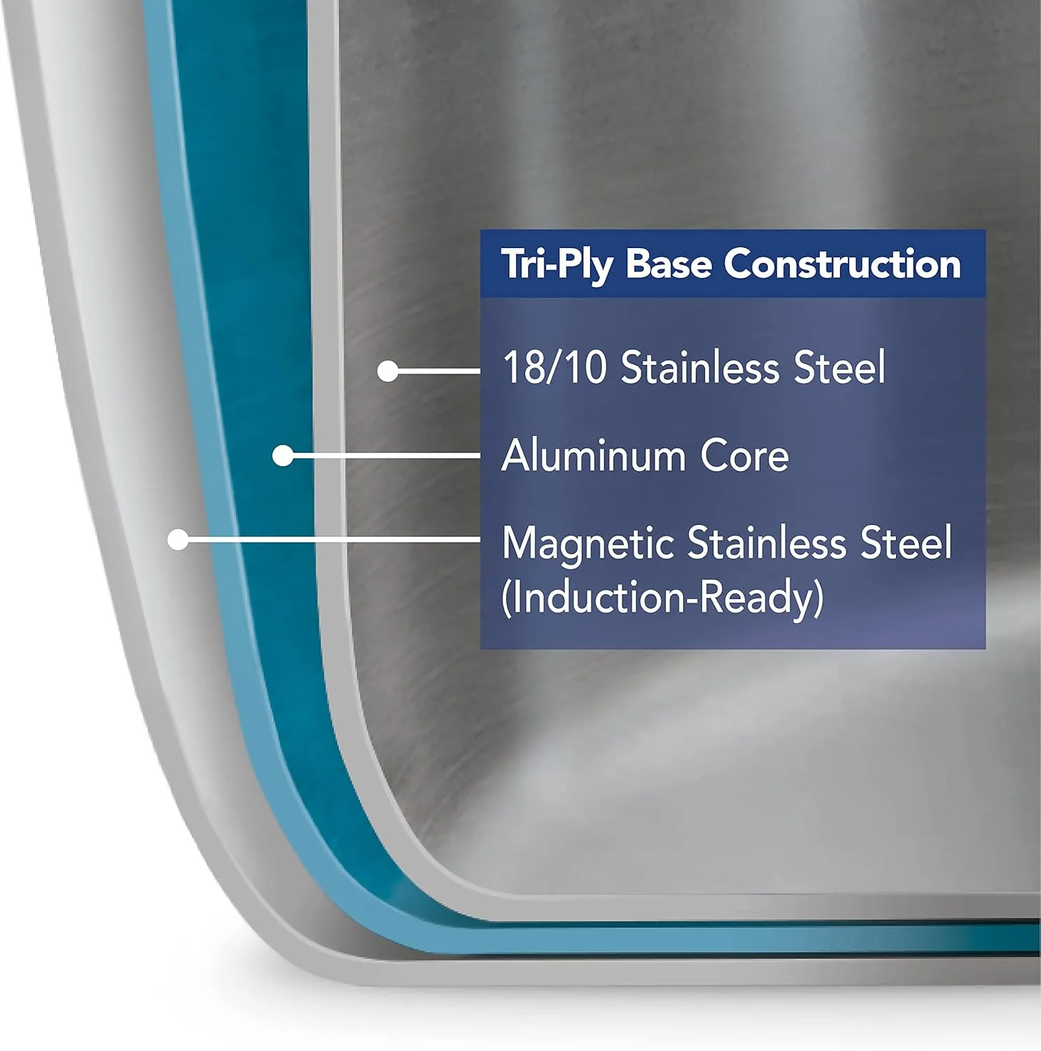 Tramontina Tri-Ply Clad Stainless Steel 8-Quart Stock Pot with Lid, Induction-Ready Pasta Pot, Dishwasher-Safe, NSF-Certified, Made in Brazil