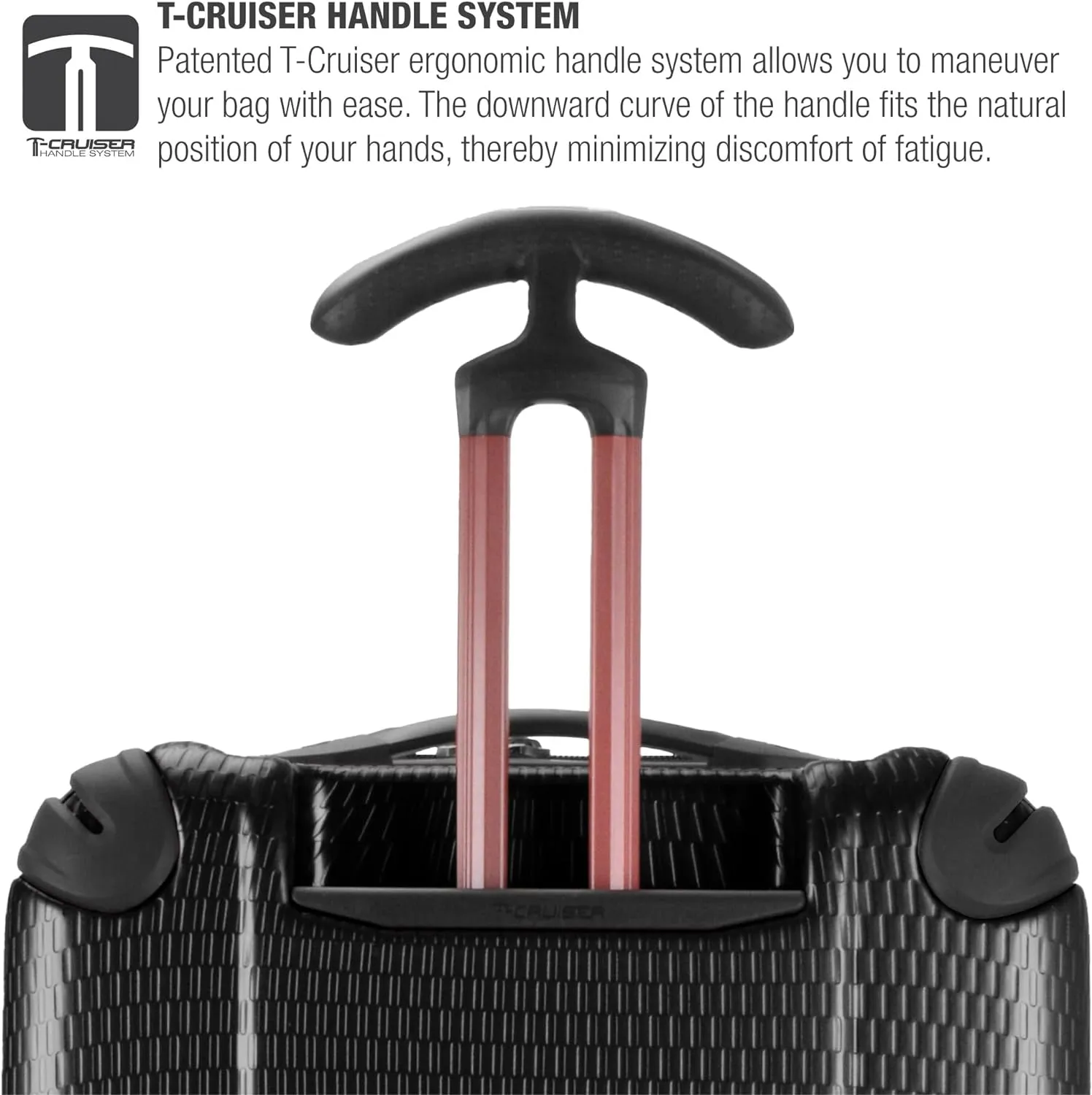 Traveler's Choice Maxporter II Hardside Polycarbonate Suitcase with Spinner Wheels, Red, 30" Trunk Luggage